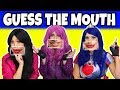 Guess the Descendants Mouth with Mal, Evie and Lonnie Characters (Are they Real or Fake?)