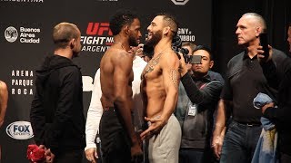 UFC Argentina Ceremonial Weigh-In Highlights - MMA Fighting