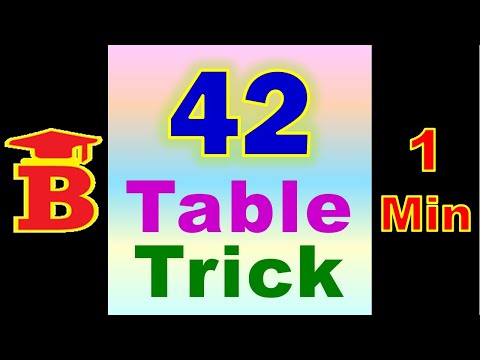 42 Table Trick