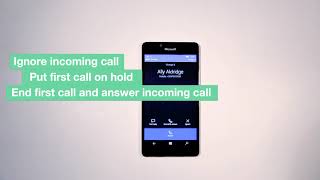 Answer a second call on your Windows Phone