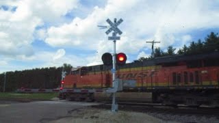 Bnsf 7800 West Empty Grain Train 7-16-2016