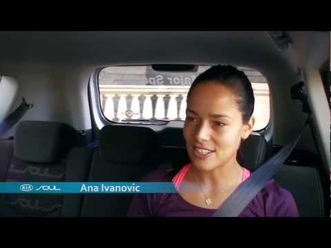 Ana Ivanovic The Open Drive Australian Open 2012 brought to you by Kia