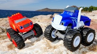 Blaze and the monster machines: Blaze is stuck in sand