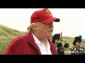 Donald Trump opens golf course in Scotland