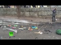 RAW: Car explodes in Kharkov, E.Ukraine - aftermath