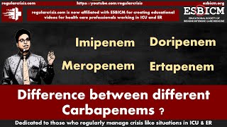 What Is The Difference Between Different Carbapenem Antibiotics Regularcrisis