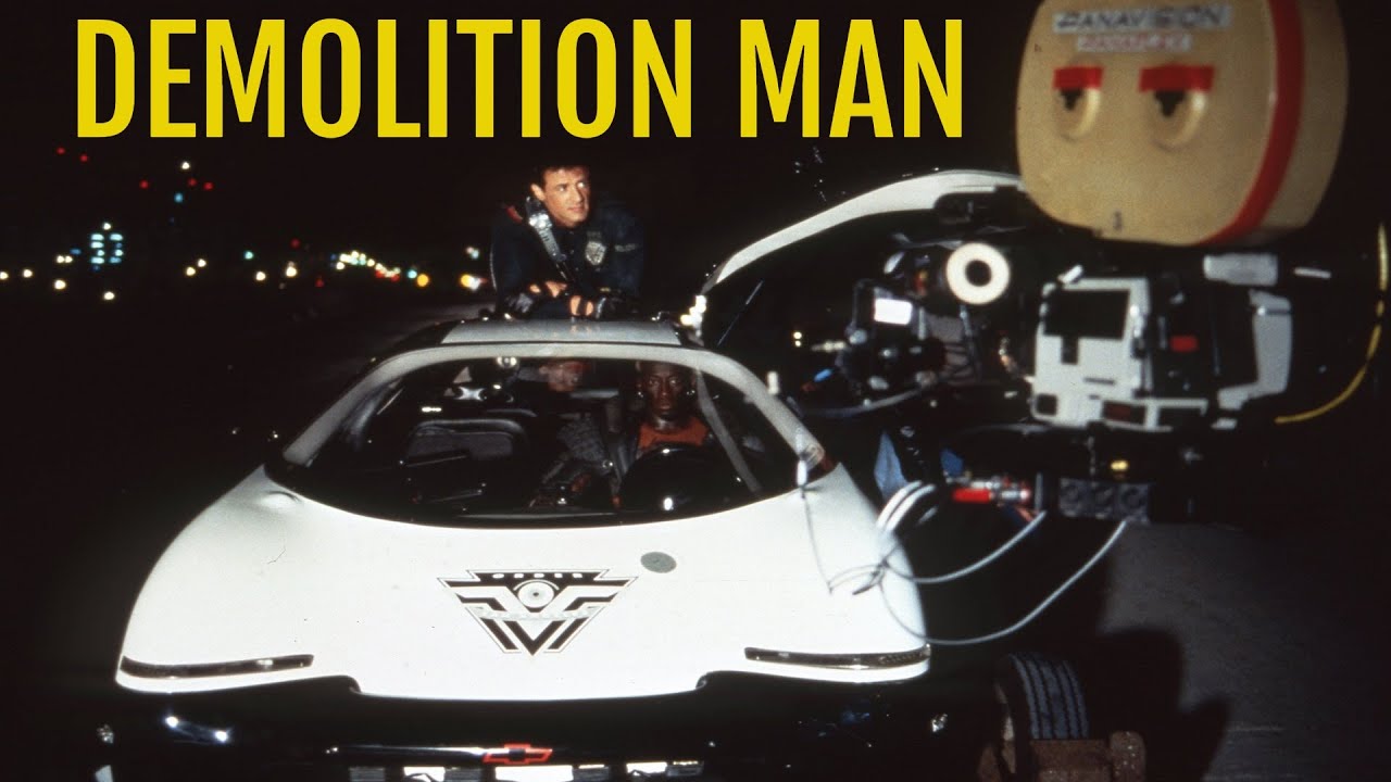 Demolition Man 1993 RARE Behind the Scenes Footage! General Motors Concept Cars (Sylvester Stallone) Video Thumbnail