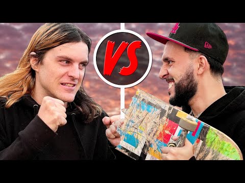 UZI WALKER VERSUS GLO BOARDER! SKATE PART BATTLE