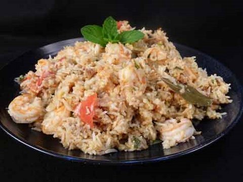 Shrimp (Prawn) Biryani - Indian Goan Recipes