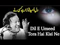 Dil E Umeed Tora Hai Kise Ne | Ustad Nusrat Fateh Ali Khan Sad Song | Foumas Song By LNFAK