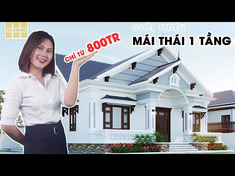 Mẫu nhà đẹp số 25: 800tr liệu xây được mái thái 150m2??? | MAXHOME