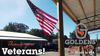 Goldens' Cast Iron Fire Pits - Veterans Day - Thank you
