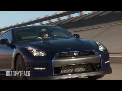We hit the track in the latest Nissan sports car the 2012 Nissan GTR that