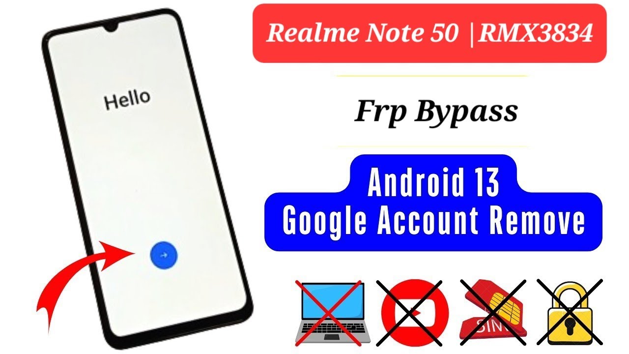 Realme Note 50 Frp Bypass Without PC||RMX3834||Andriod Realme Note 50 Frp Bypass Without PC||RMX3834||Andriod