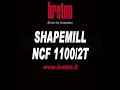 breton ShapeMill relief engraving on marble slab with diamond tools