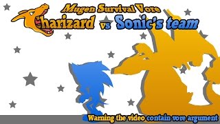 Mugen Survival Vore - Gladiacloudcharizard Vs Sonics Team