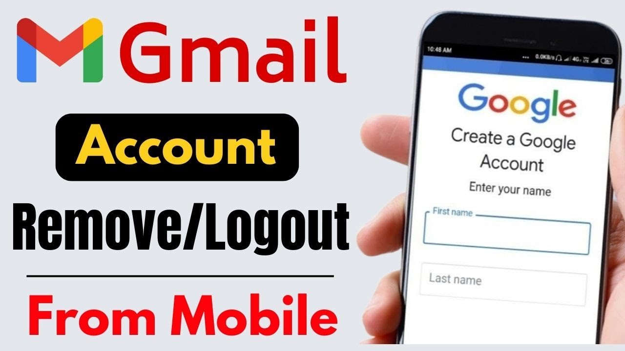 Gmail Account Remove From Mobile | Gmail Logout In Gmail Account Remove From Mobile | Gmail Logout In