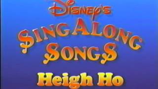 Closing to Disney's Sing Along Songs: Heigh Ho 1990 VHS