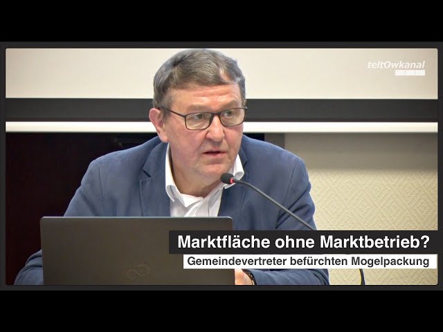 Marktfläche ohne Marktbetrieb? | Gemeindevertreter befürchten Mogelpackung | GV Rangsdorf