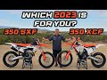 Which 2023 Dirt Bike is for YOU? 350XCF Or 350SXF