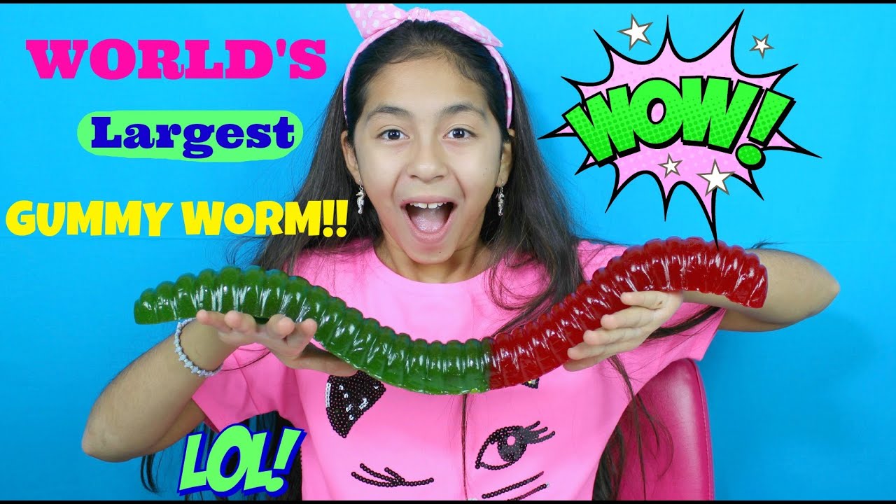 Making messy gummy worms compilation