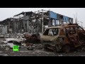 RAW: The remains of Donetsk international airport