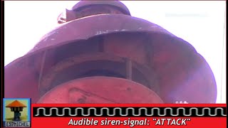 Old WW2 FIRE SIREN: ATTACK-SIGNAL