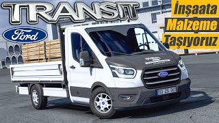 Ford Transit Mega Mod İnşaata Malzeme Taşiyoruz Ets2 1.43
