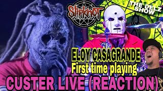 Slipknot First Time Performing Custer With New Drummer Eloy Casagrande Reaction #Drums