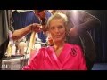 Toni Garrn Backstage at the Victoria\'s Secret Fas