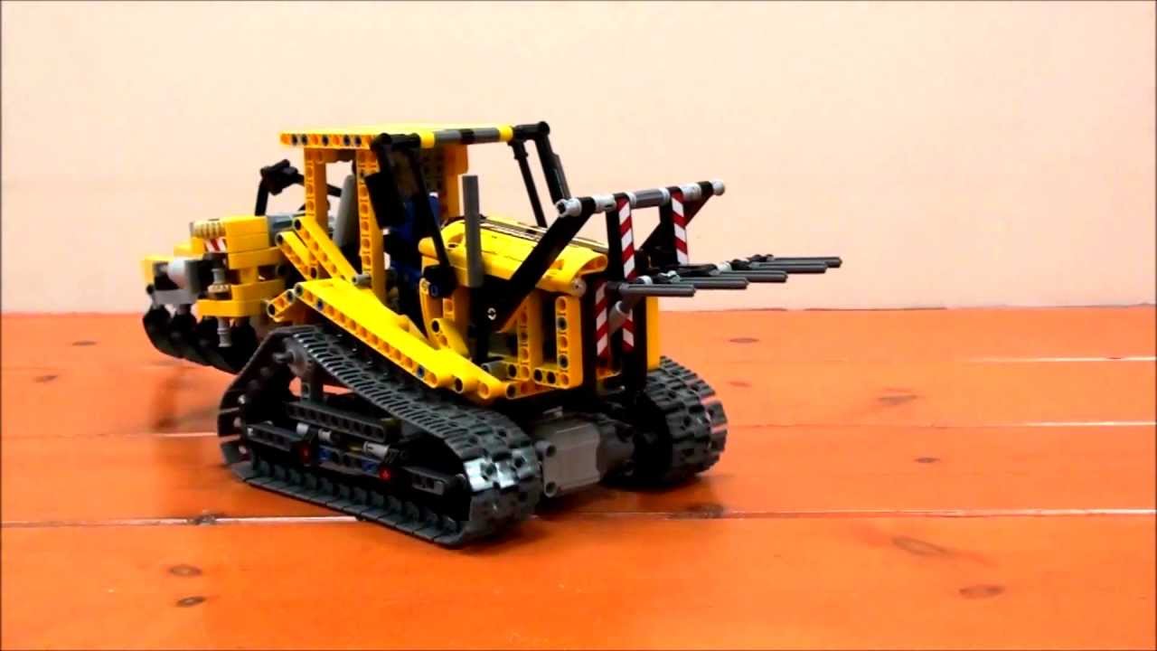 LEGO technic 42006 model b fully motorized - YouTube
