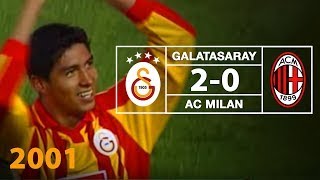 Galatasaray 2-0 AC Milan | Geniş Özet (07.03.2001)