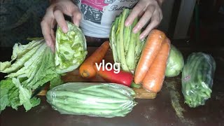 Vlog Eng Sub Cooking Chop Suey & Banana Pancake, Filming New Cover Song Raw