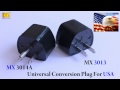 Travel Adapter For the United States, Taiwan & Japan
