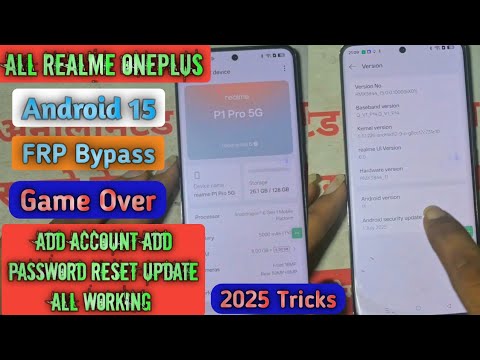Realme Oneplus Android 15 FRP Game Over || All Realme Realme Oneplus Android 15 FRP Game Over || All Realme