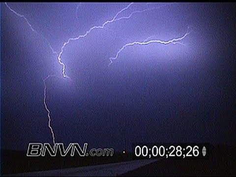 7/9/2000 Lightning Video from Northwestern Iowa