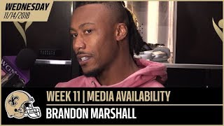 Brandon Marshall: "I think it's a wide receiver's dream" | Week 11 Post-Practice