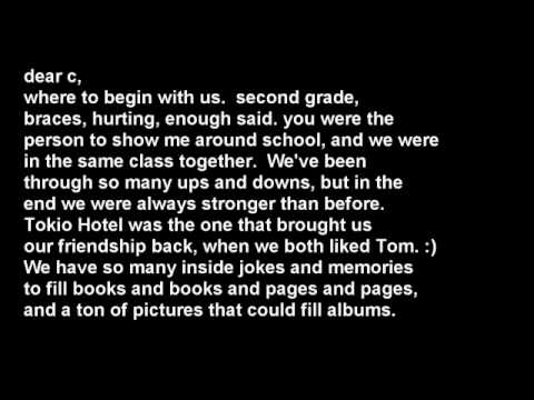 letter to your best friend after a up day 1 letter to your best friend letter to your best friend after a up day 1 letter to your best friend