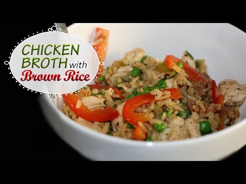 VIDEO : healthy chicken broth with brown rice - tasty quick dinner and lunch recipes - if you want simple homemadeif you want simple homemadechickenrice, then you surely ought to try thisif you want simple homemadeif you want simple homem ...