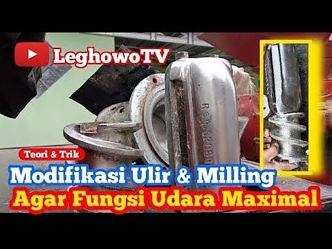 Modifikasi Ulir Dan Milling‼️Agar Udara Pada As Polisher‼️Beroperasi Dengan Baik,Pada Selip Padi
