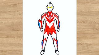 Menggambar Dan Mewarnai Ultraman Ribut - How To Draw Ultraman Ribut