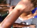 I darshan getting an oil massage