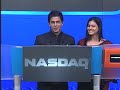 SRK and Kajol @ NASDAQ Opening Bell in NY [Febr. 1st, 2010]