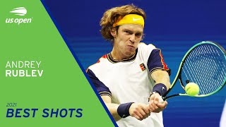 Andrey Rublev's Best Shots | 2021 US Open