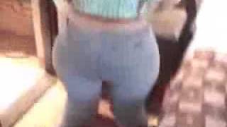 Sexy teen girl ass dancing