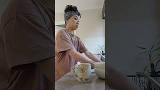 Asian mom's morning routine