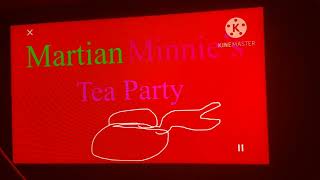 Martian Minnies Tea Party Le Card