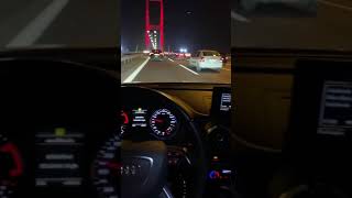 Audi Snap Gece Köprü #audi #arabasnap