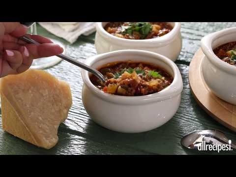 VIDEO : how to make pasta e fagioli a la chez ivano | soup recipes | allrecipes.com - get theget therecipeforget theget therecipeforpasta e fagiolia la chez ivano at: http://allrecipes.com/get theget therecipeforget theget therecipeforpas ...