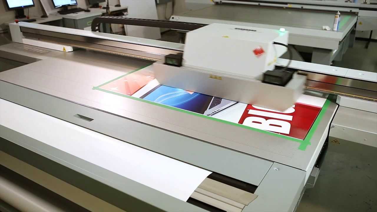 Océ Arizona 400 & 600 Series UV Flatbed Printers YouTube